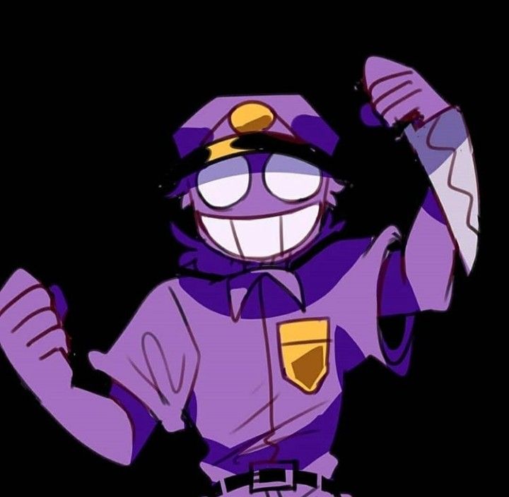 a cartoon character with his arms in the air