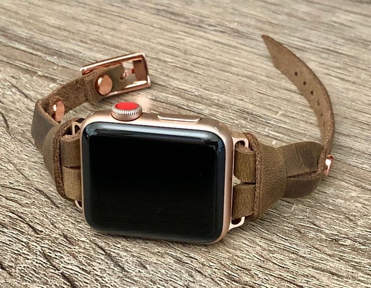 7mm Rustic Brown Genuine Leather Bracelet. Gorgeous Design Slim Leather Jewelry Tailored to Perfection. Designed And Handmade by Simeon D Jewelry Studio. This Bracelet Fits ALL Apple Watch Series. Please Measure Your Wrist Before Submitting Your Order! Not For Other Models. Apple Watch Is NOT Included. Let's be Friends! Follow my Studio on Social Media Instagram @simeondjewelry Pinterest @simeondjewelry Facebook @simeondjewelrystudio Adjustable Rose Gold Bracelet Strap Apple Watch Band, Adjustable Rose Gold Watches With Leather Strap, Adjustable Double Band Leather Watch Bands, Brown Adjustable Bracelet Strap Watch Band, Adjustable Brown Bracelet Strap Watch Band, Rose Gold Leather Apple Watch Band, Rose Gold Leather Strap Watch Bands, Rose Gold Leather Watch Bands, Leather Rose Gold Apple Watch Band With Bracelet Strap