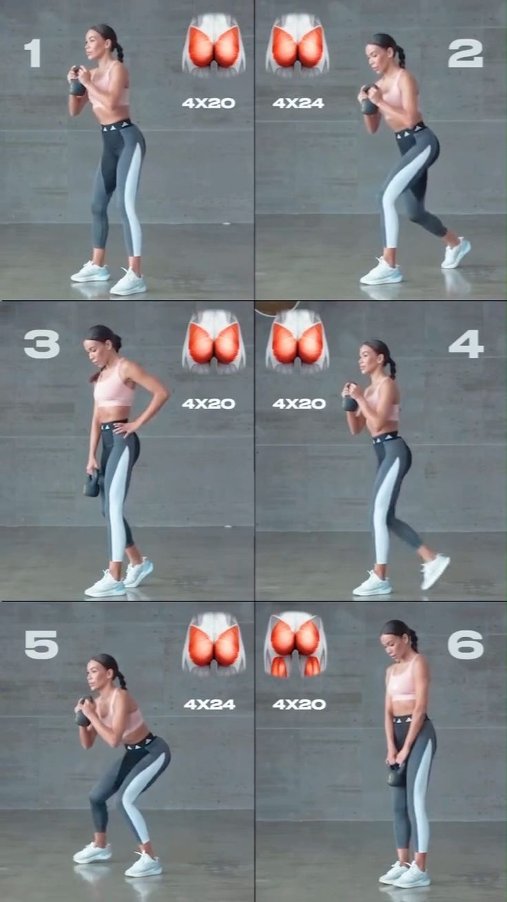 the woman is doing exercises on her cell phone while standing in front of an orange ball