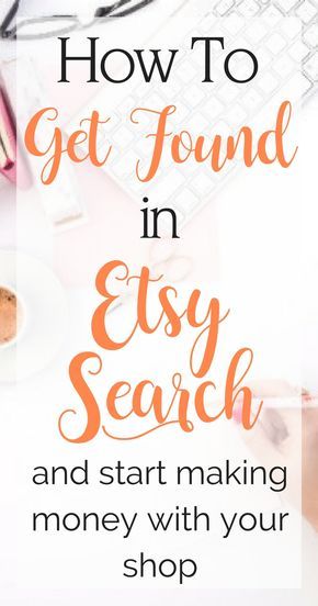 the words how to get found in easy search and start making money with your shop