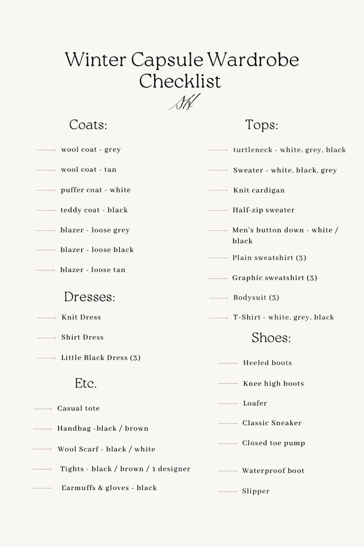 Winter 2023 Wardrobe, Winter Clothing Essentials Women, Winter Shopping List Clothes, Winter Basics Wardrobe 2023, Winter Capsule Wardrobe Checklist, Non Basic Winter Outfits, Winter Wardrobe Essentials 2023, Winter Clothes List, Winter Essentials Aesthetic