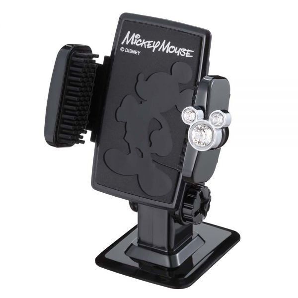 a cell phone holder with mickey mouse on it