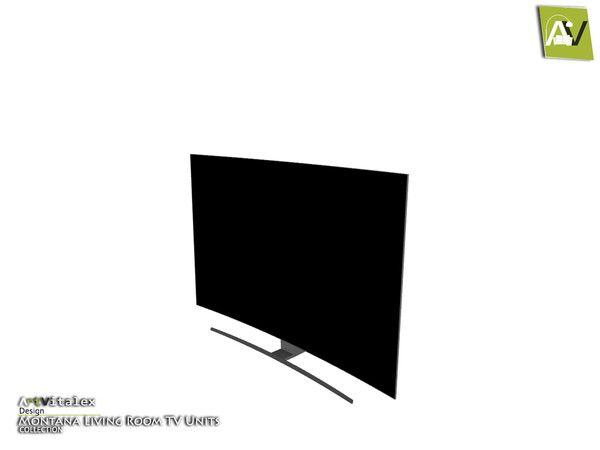 an image of a flat screen tv on a white background with the words av written below it