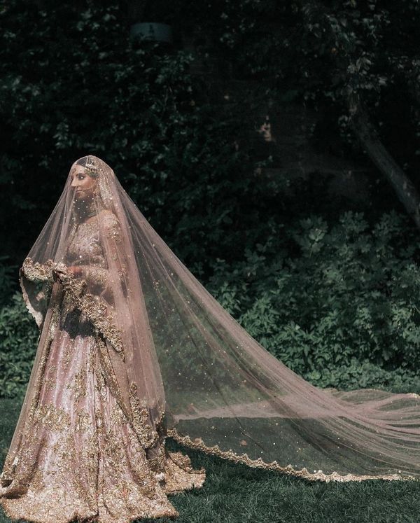 a woman in a wedding dress with a veil