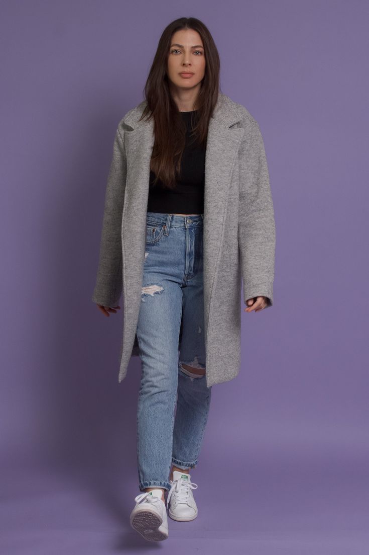 Brand: POL Oversized blazer style wool coat with pockets. ♡ Details Color: Heather Grey Side pockets Fully lined 52% Polyester, 48% Wool | Lining; 100% Cotton Hand wash or dry clean Size & Fit Model info: Height 5'3"| Bust 32"| Waist 25"| Hips 34" Model is wearing a size small Fit: Oversized fit Stretch: No stretch Measurements: S: Bust = 48" | Length = 33.5" M: Bust = 50" | Length = 34.5" L: Bust = 52" | Length = 35.25" Oversized Long Wool Coat With Pockets, Long Sweater Coat With Pockets For Cold Weather, Winter Long Sleeve Blazer With Side Pockets, Long Wool Coat With Pockets For Fall, Fall Long Sleeve Blazer With Side Pockets, Long Coat With Pockets For Work, Business Casual Long Coat With Pockets, Long Coat With Welt Pockets For Fall, Long Wool Coat With Pockets For Cold Weather