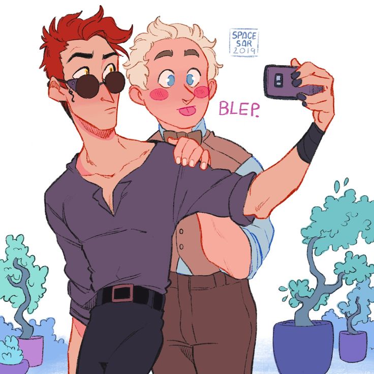 an older man taking a selfie with his friend