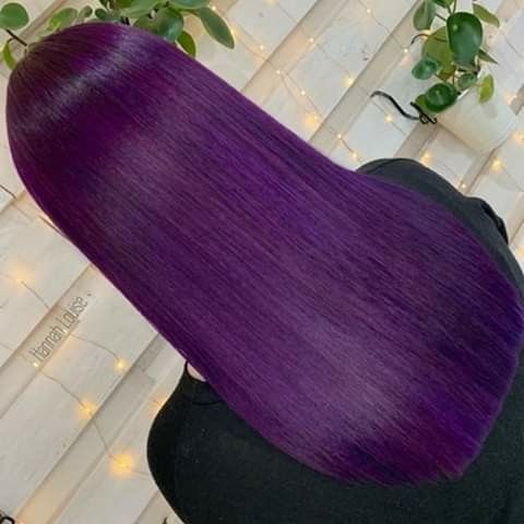 @hair_by_hannah_louise    Instagram Royal Purple Hair, Purple Hair Inspiration, Joico Color Intensity, Amethyst Hair, Red Hair Outfits, Exotic Hair Color, Hair Color Plum, Dark Purple Hair, Plum Hair