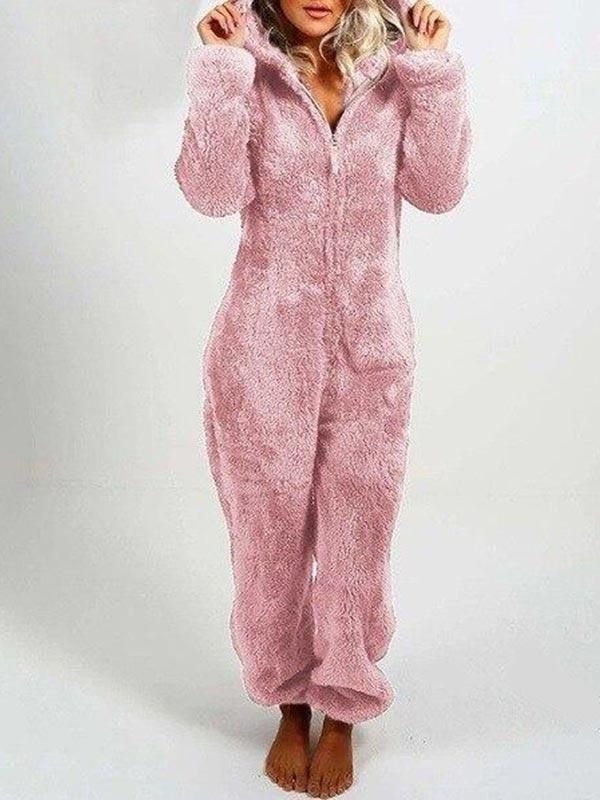 Solid Winter Warm Furry Onesie Pyjama Outfit, Pyjamas Onesie, Diy Onesie, Wrapped Pickles, Plush Clothes, Fleece Clothes, Hoodie Pajamas, Onesies Pajamas, Pastel Violet