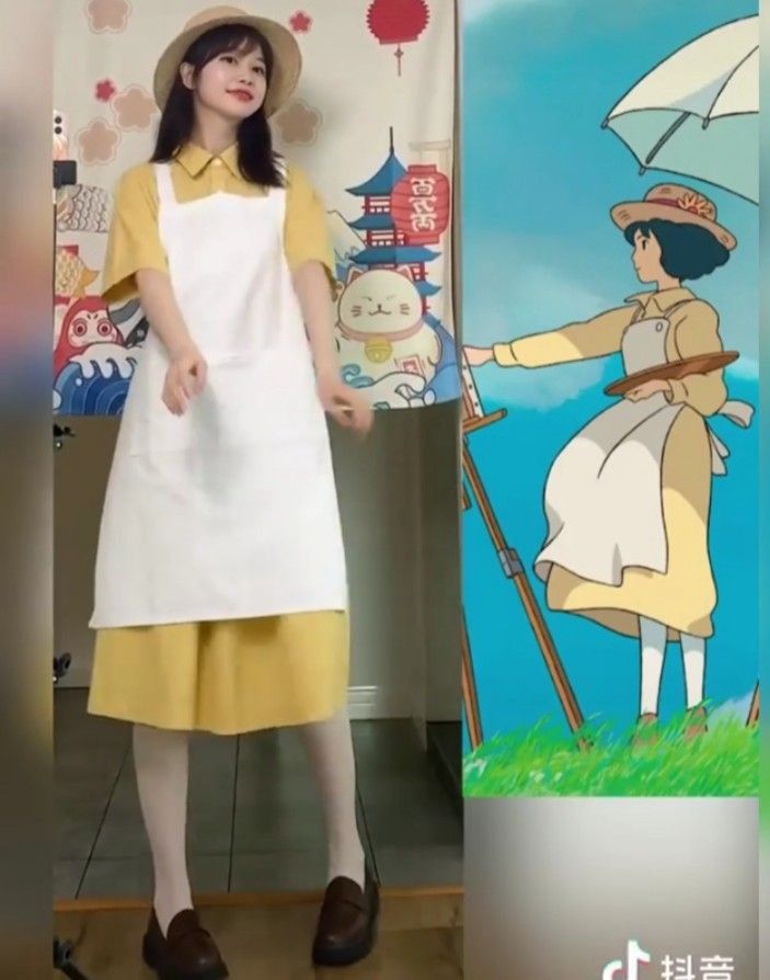 Alice In Borderland Inspired Outfits, Ghibli Outfits Aesthetic, Ghibli Costume Ideas, Halloween Costumes Studio Ghibli, Studio Ghibli Fashion Aesthetic, Everyday Cosplay Outfits, Halloween Costumes Kpop, Studio Ghibli Outfits Aesthetic, Ponyo Outfit