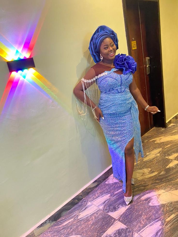 Asoebi lace style 2021 Sky blue and royal blue asoebi combination Royal Blue Asoebi, Sky Blue Lace Asoebi Styles, Royal Blue Lace Asoebi Styles, Sky Blue Lace Styles, Blue Lace Asoebi Styles, Asoebi Lace Style, Blue Asoebi, Lace Asoebi, Lace Asoebi Styles