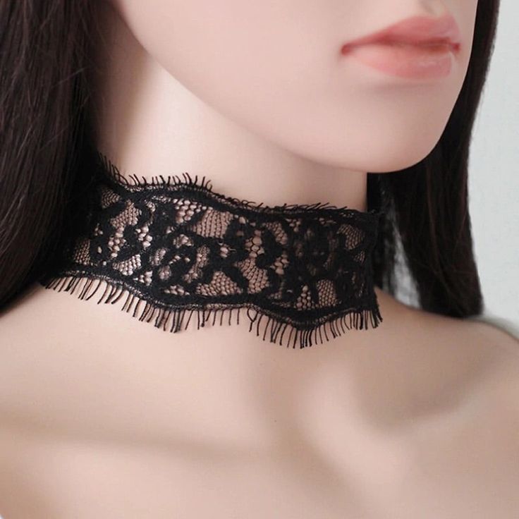 Sexy and seductive lace choker in black or white. Will you be Naughty or Nice? Width at the widest point is about 2.5 inches Elegant Black Lace Choker, Adjustable Lace Choker For Party, Lace Trim Party Choker, Lace Choker With Lace Trim For Parties, Black Lace Choker, Lace Choker, Choker, Choker Necklace, Cute Outfits