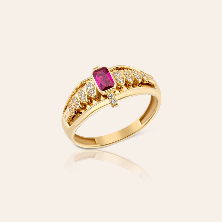 Ruby Ring, 14K Solid Gold Genuine Ruby Ring, Red Gemstone Ring for Women, July Birthstone Ring, Dainty Ruby Ring, Ruby Jewelry, Real Gold - Etsy Dainty Ruby Ring, Red Gemstone Ring, July Birthstone Ring, Red Sapphire, Golden Red, Jewelry Real, Ring Ruby, Blue Stone Ring, Red Diamond