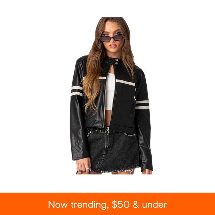 in stock Casual Jackets, Oversized Jacket, Rock Star, Faux Leather Jackets, Casual Jacket, Coats Jackets Women, Super Cool, Coats For Women, Coats Jackets