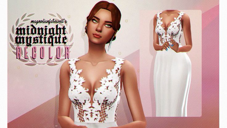 Sims 4 Wedding Dress CC