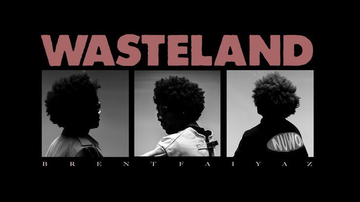 the album cover for wasteland, featuring three black women in front of a microphone