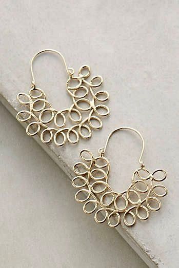 Wire Jewelry Designs, Anthropologie Jewelry, Earrings Inspiration, Handmade Wire Jewelry, Earrings Hoop, Beads And Wire, Bijoux Diy, Jewelry Projects, Wire Wrapped Jewelry