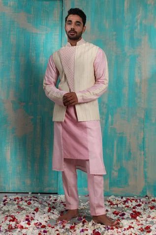 Shop for Smriti by Anju Agarwal Yellow Advaith Silk Nehru Jacket for Men Online at Aza Fashions Luxury Festive Nehru Jacket With Motifs, Luxury White Nehru Jacket For Spring, Luxury Nehru Jacket With Zari Work And Mandarin Collar, Luxury Classic Fitted Nehru Jacket, Luxury Designer Silk Nehru Jacket, Spring Luxury Cotton Silk Nehru Jacket, Luxury Beige Nehru Jacket For Transitional Seasons, White Luxury Nehru Jacket With Traditional Drape, Luxury Naqshi Nehru Jacket For Festive Occasions