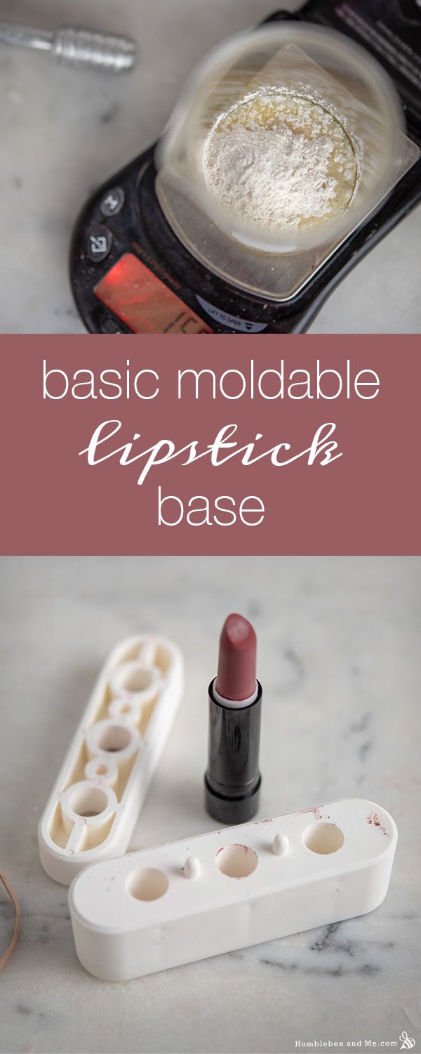 Basic Moldable Lipstick Base - Humblebee & Me Lip Recipes, Diy Matte Lipstick, Lipstick Recipe, Making Lipstick, Lipstick Diy, Homemade Lipstick, Make Lipstick, Crunchi Makeup, Diy Makeup Recipe