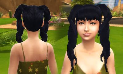 Mystufforigin: Twist Pigtails hair for Sims 4 Sims 4 Pigtails, Twist Pigtails, Hair For Sims 4, Curly Pigtails, Pigtails Hair, Character Clothes, Sims Ideas, Pigtail Hairstyles, Long Hairstyles