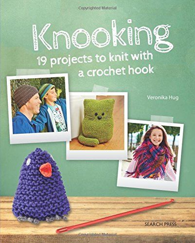 a book cover with pictures of knitted items