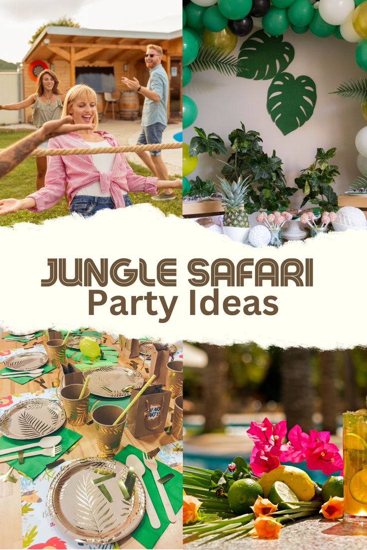 jungle safari party ideas for kids and adults