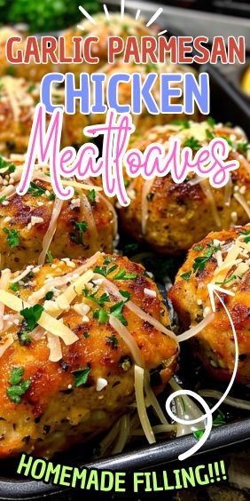 grilled chicken meatballs with parmesan cheese on top