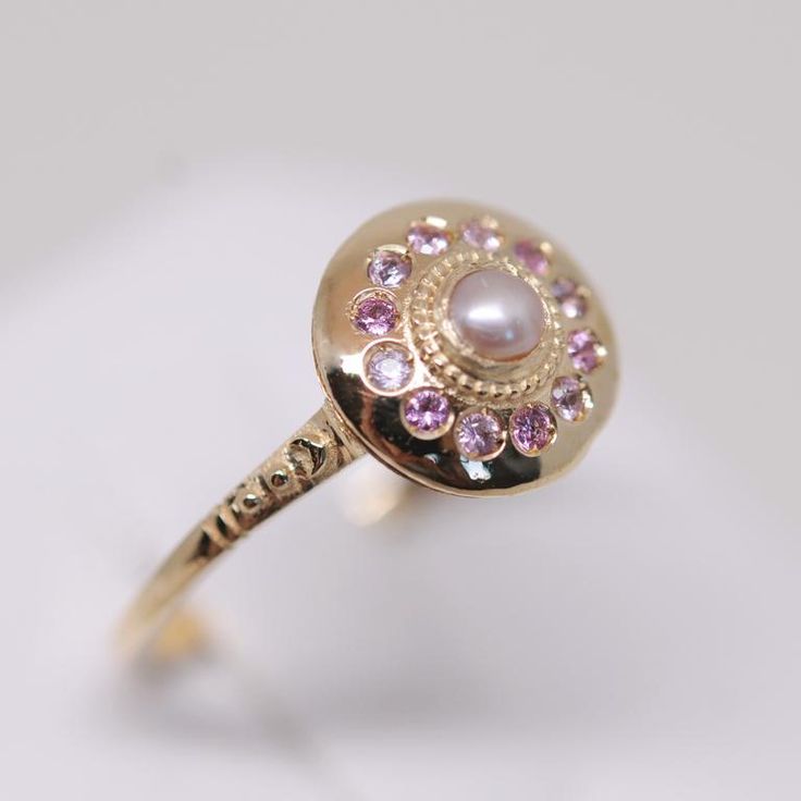 Royal Dynasty Venus UFO Ring – Sofia Zakia Sofia Zakia, Diamond Vintage Ring, Vintage Diamond Rings, Flying Saucer, Morganite Ring, Morganite, Beautiful Roses, Vintage Rings, Ring Designs