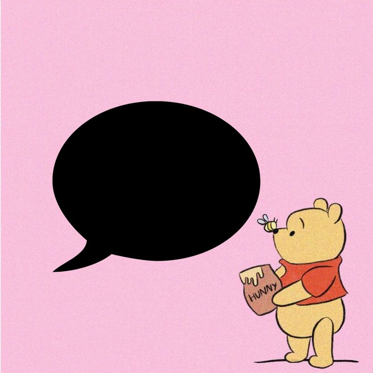 a winnie the pooh character holding a book with a speech bubble above it that says, i'm sorry