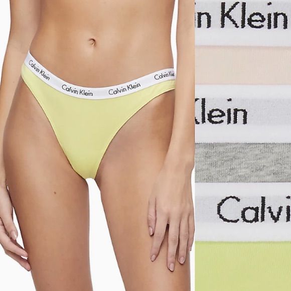 Get Both Breathable Comfort And Shape Retention With These Stretch Bikini Panties From Calvin Klein. Product Features 3-Pack Elastic Waistband With Iconic Calvin Klein Logo Lined Gusset Fit & Sizing Bikini Styling Moderate Bottom Coverage Fabric & Care Cotton, Elastane Machine Wash Imported Color. Coral Corsage Green Size Large Coral Corsage, Calvin Klein Panties, Calvin Klein Thong, Calvin Klein Outfits, Calvin Klein Ck One, Color Coral, Calvin Klein Women, Calvin Klein Woman, Calvin Klein Black