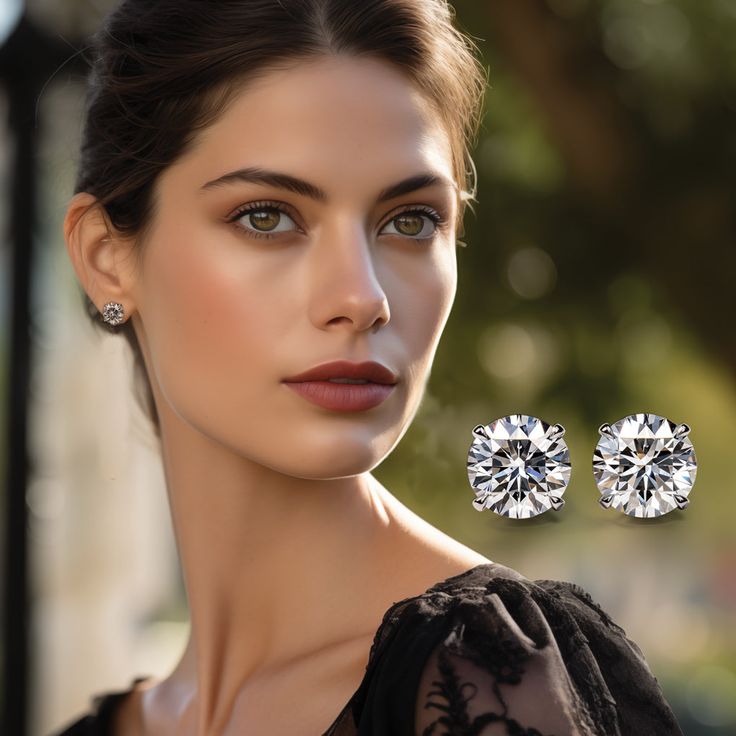 Timeless Holiday Memories Create memories with exquisite 14k white gold and diamond studs – a celebration-worthy sparkle at an unbeatable price! Simple elegance, sparkling style. Brilliant round diamonds form a pair of classic solitaire stud earrings that are perfect for virtually any fashion mood. It's an understated, yet sophisticated look she'll absolutely love. Classic Diamond Earrings For Evening, Timeless Diamond Earrings With Brilliant Cut For Evening, Timeless Brilliant Cut Diamond Earrings For Evening, Timeless Brilliant Cut Diamond Evening Earrings, Classic Round Diamond Earrings For Evening, Diamond White Diamond Cut Earrings For Evening, Classic Round Cut Evening Earrings, Classic Round Cut Earrings For Evening, Glamorous Brilliant Cut Diamond Earrings