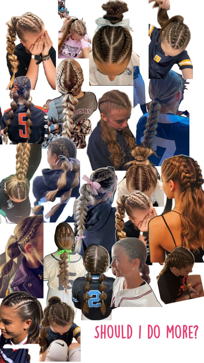 Cute Sporty Hairstyles, Soccer Hairstyles, Soccer Hair, Basketball Hairstyles, Hairstyle Examples, Easy Hairstyles For Thick Hair, Hair Inspiration Long, Sport Hair, Dyed Hair Inspiration