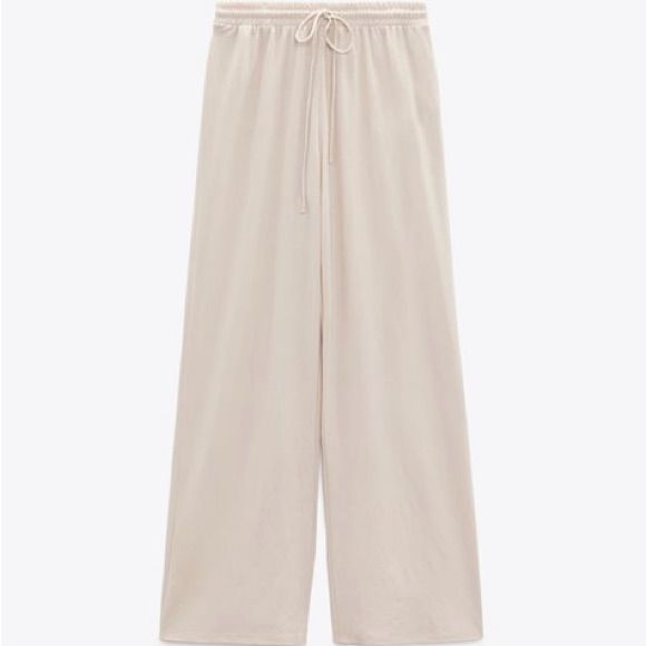 Color Light Sand Size M Flowy Pants, M Pants, Zara Pants, Color Light, Light Colors, Pant Jumpsuit, Pants For Women, Zara, Cream