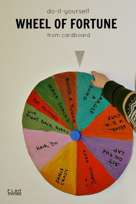 a wheel of fortune with words written on it