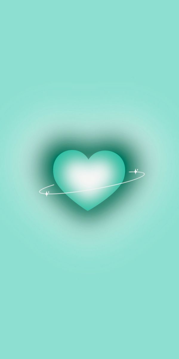 a green heart with an arrow in the middle