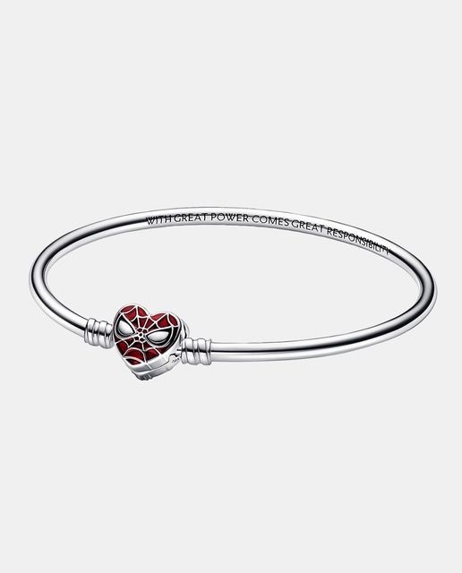 Pulsera Marvel x Pandora Moments Máscara Spider-Man de plata Spider-man Pandora, Pandora Marvel Ring, Spider Man Pandora Bracelet, Spider Man Jewelry, Pandora Spiderman Bracelet, Pandora Bracelet Spiderman, Spider Man Pandora, Marvel Pandora, Spider Man Bracelet