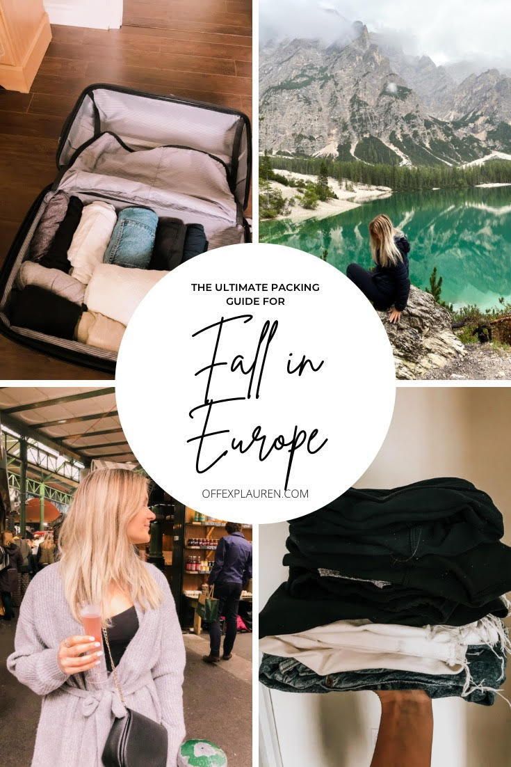 the ultimate packing guide for fall in europe