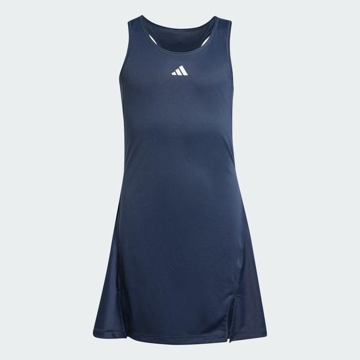 a women's tennis dress in blue