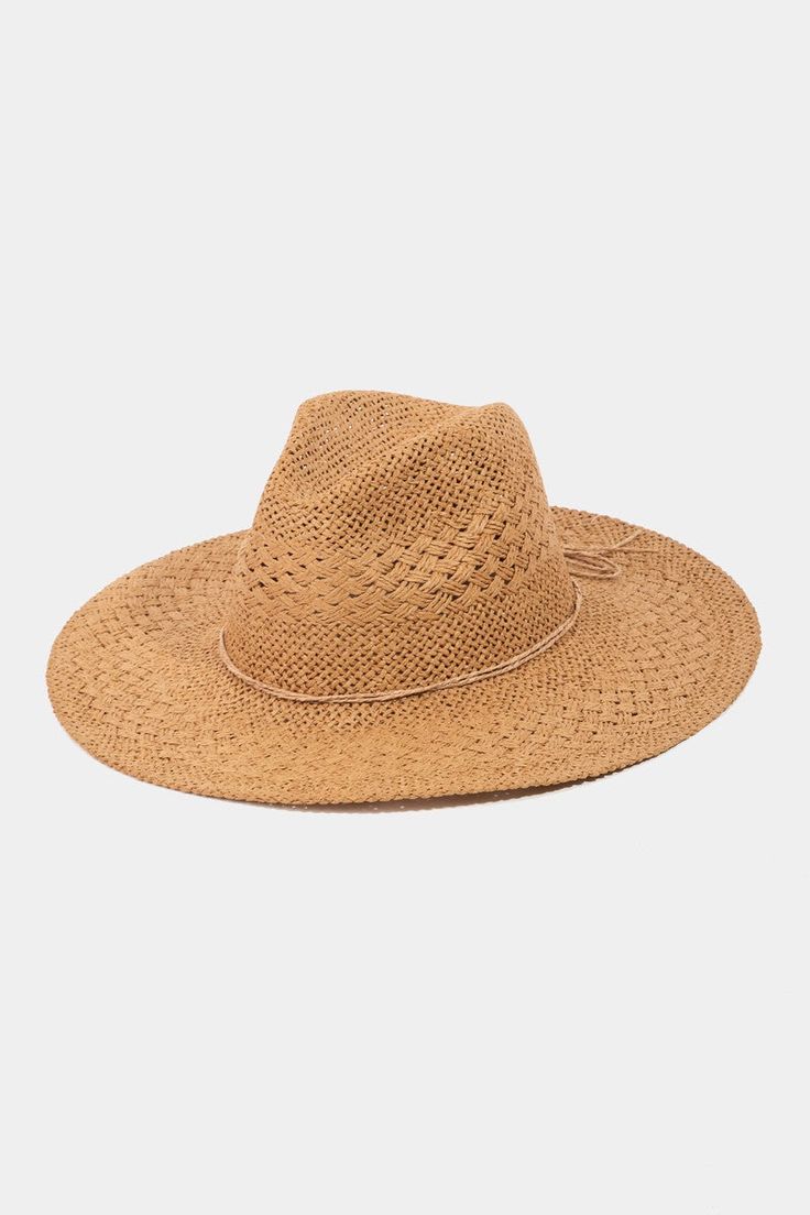 The Straw Braided Sun Hat is a quintessential summer accessory that combines style and functionality. Crafted from natural straw material, this hat is lightweight and breathable, perfect for keeping cool on hot days. The braided design adds texture and visual interest to the hat, giving it a chic and laid-back vibe. With its wide brim, this hat provides ample shade and sun protection, making it ideal for outdoor adventures. Whether you're lounging by the pool, picnicking in the park, or strolling around town, this sun hat is a versatile choice. Stay stylish and sun-safe with the timeless and classic appeal of the Straw Braided Sun Hat. Pieces: 1-piece Material: 100% paper Imported Product measurements: Adjustable inner stringOne Size:15 *16 in, Brim 4 in Braid Designs, Picnic In The Park, Summer Hat, Maxi Dress Formal, Keep Cool, Summer Accessories, Hot Days, Sun Hat, Wide Brimmed