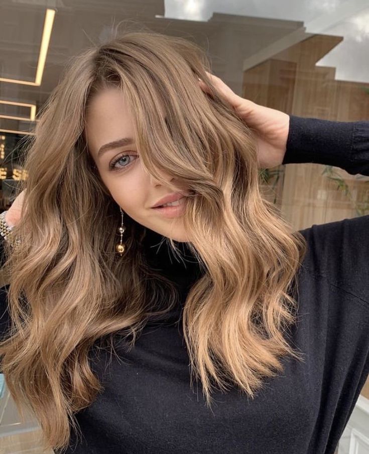 Straight Wavy Hair, Rambut Brunette, Dark Blonde Hair Color, Brown Hair Inspo, Brown Hair Balayage, Dark Blonde Hair, Blonde Hair Inspiration, Hair Color For Women, Brown Blonde Hair