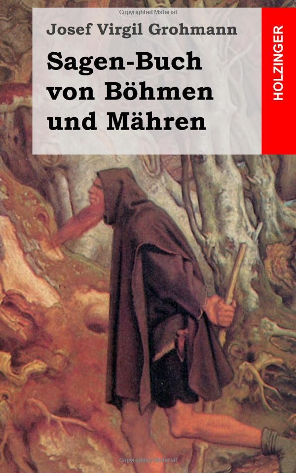 a book cover with an image of a man holding a stick in his hand and the words sagen - buch vom und mahren