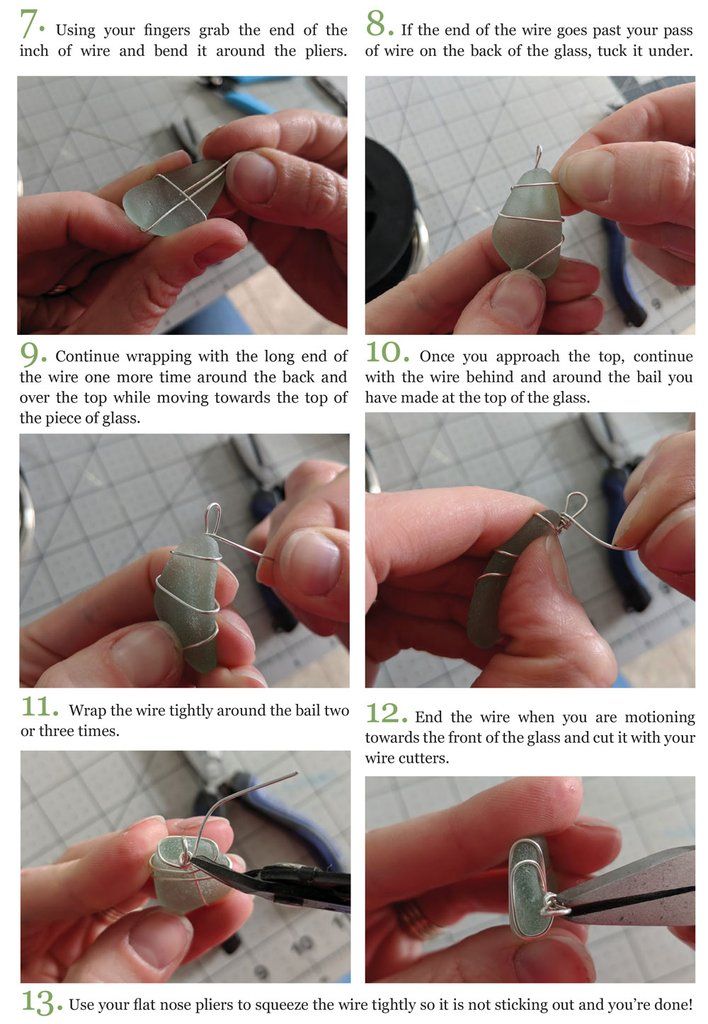 instructions to make an ornament out of wire