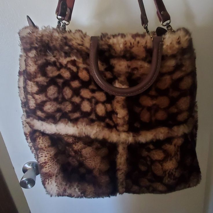 Coach Rogue Shearling Tote Bag. Strap Is A Replacement But Identical To The Original. No Flaws Designer Bags For Everyday Use In Winter, Luxury Faux Fur Shoulder Bag For Everyday Use, Luxury Sheepskin Bag For Everyday Use, Luxury Shoulder Bag With Faux Fur Lining, Luxury Faux Fur Bags For Everyday Use, Luxury Faux Fur Bag For Everyday Use, Luxury Sheepskin Bags With Faux Fur Lining, Luxury Faux Fur Rectangular Shoulder Bag, Luxury Rectangular Faux Fur Shoulder Bag