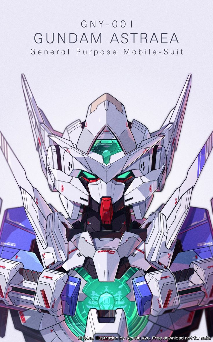 the cover art for gn - 001 gundam astraea's general purpose mobile suit