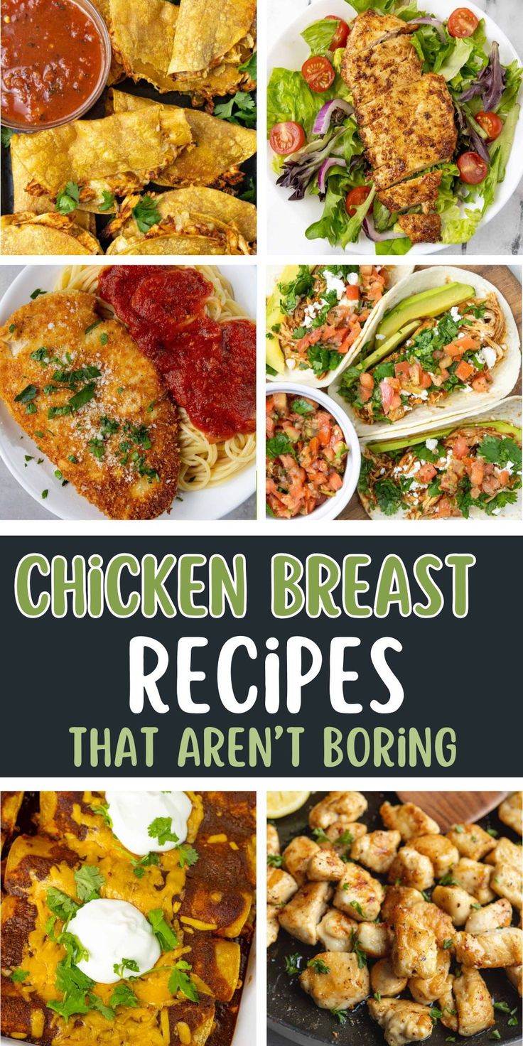 chicken breast recipes that aren't boring