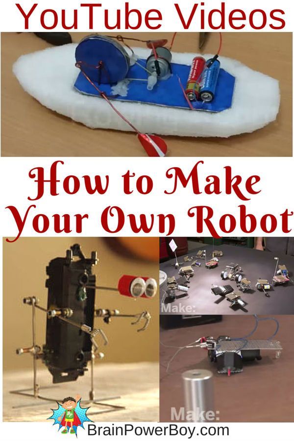 how to make your own robot with video