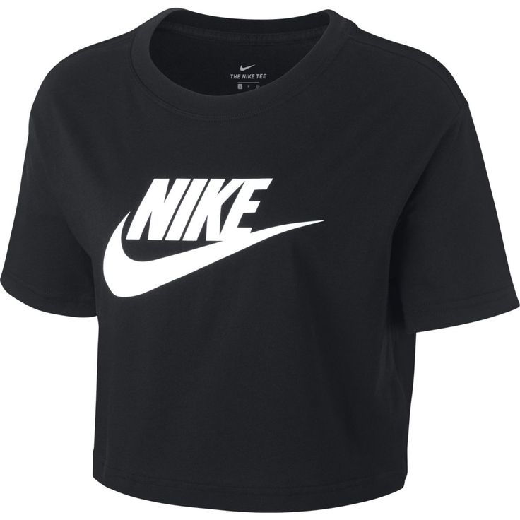 Nike Women's Sportswear Essential Crop Top (BV6175-010) - STNDRD ATHLETIC CO. Nike Sportswear Women, Fits With Shorts, Women Essentials, Nike Tees, Shorts With Tights, Sportswear Women, Guess Jeans, Nike Shirts, Crop Tshirt