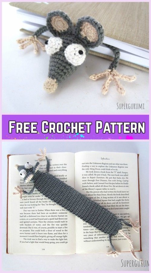 crocheted bookmarks with text that reads, free crochet pattern