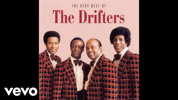 the drifters are standing in front of a pink background