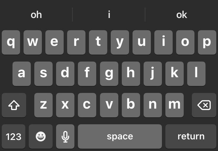 the keyboard is black and gray with white letters