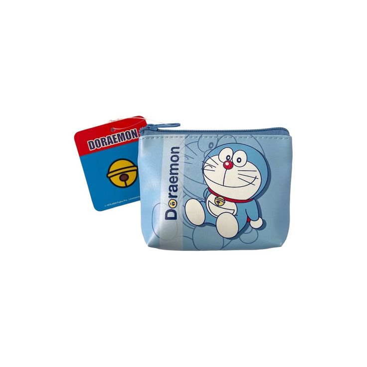 The Pouch Is Perfect For Storing Your Spare Change Or Small Trinkets, And Features A Cute Design Of Doraemon. The Pouch Measures Approx. 4.5”L X 3.5”H X 1”W And Made Of Durable Pu Material. Blue Pencil Case Pouch As A Gift, Blue Pouch Wallet As Gift, Kawaii Blue Bag Perfect For Gifts, Blue Pouch Wallet For Gift, Blue Pencil Case Pouch For Gift, Blue Pouch Pencil Case For Gift, Blue Pouch Pencil Case As Gift, Cute Blue Wallets For Gift, Cute Blue Pencil Case For Gift